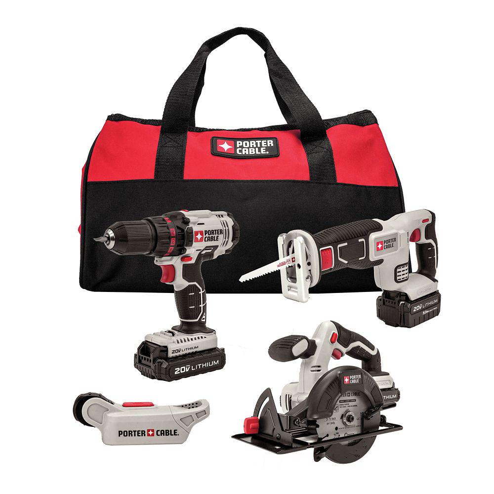 20V Drill/Driver and Saw Combo Kit, 4 pc. K26682