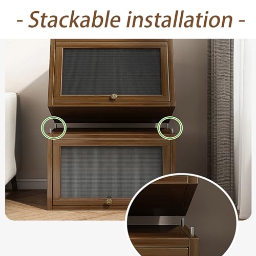 Rustic Mini Countertop Cabinet with Door and Drawer R5662