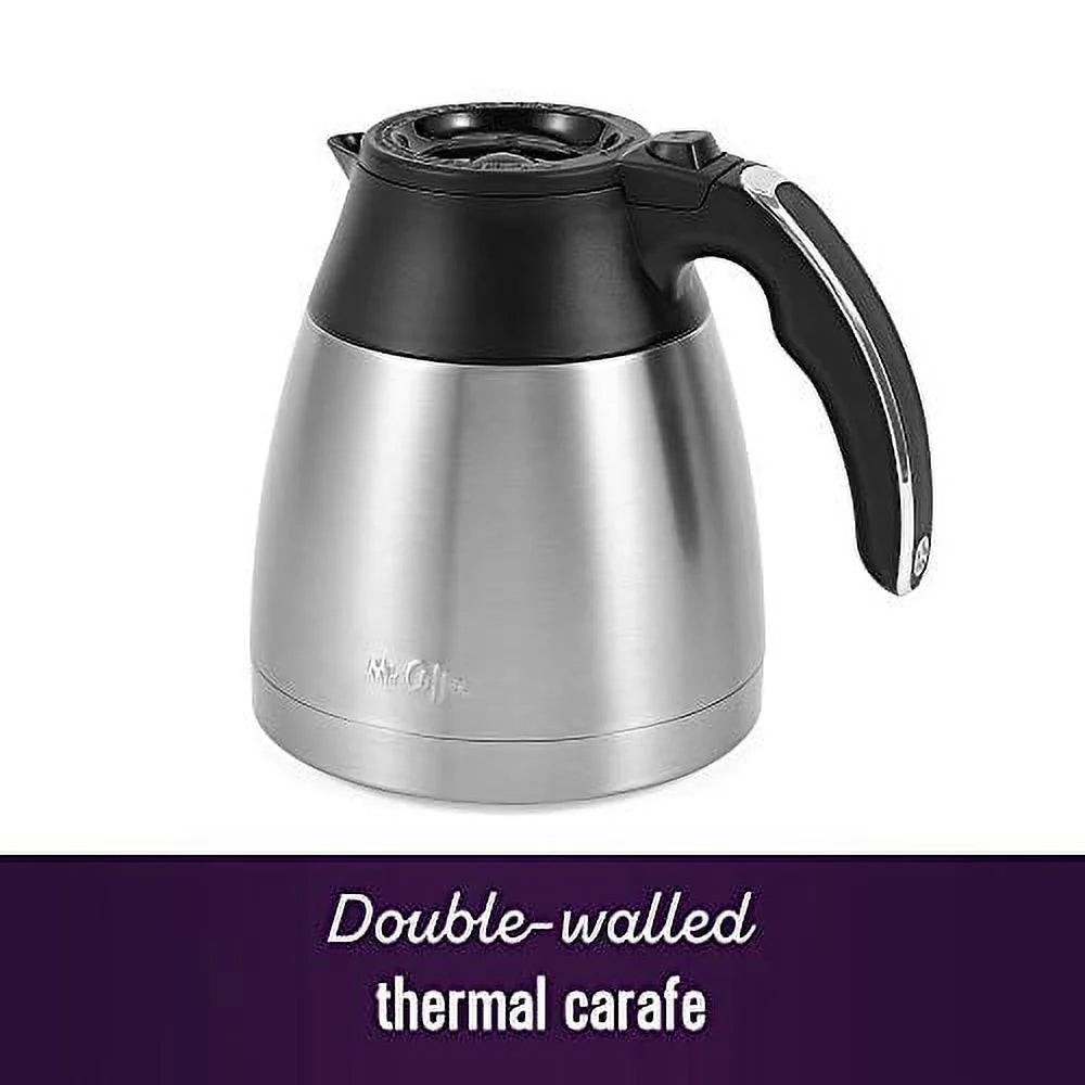 10 Cup Thermal Programmable Coffeemaker, Stainless Steel T1422