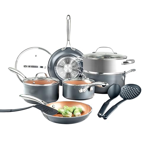 15 Pc Non Stick Ceramic Cookware Set C986946