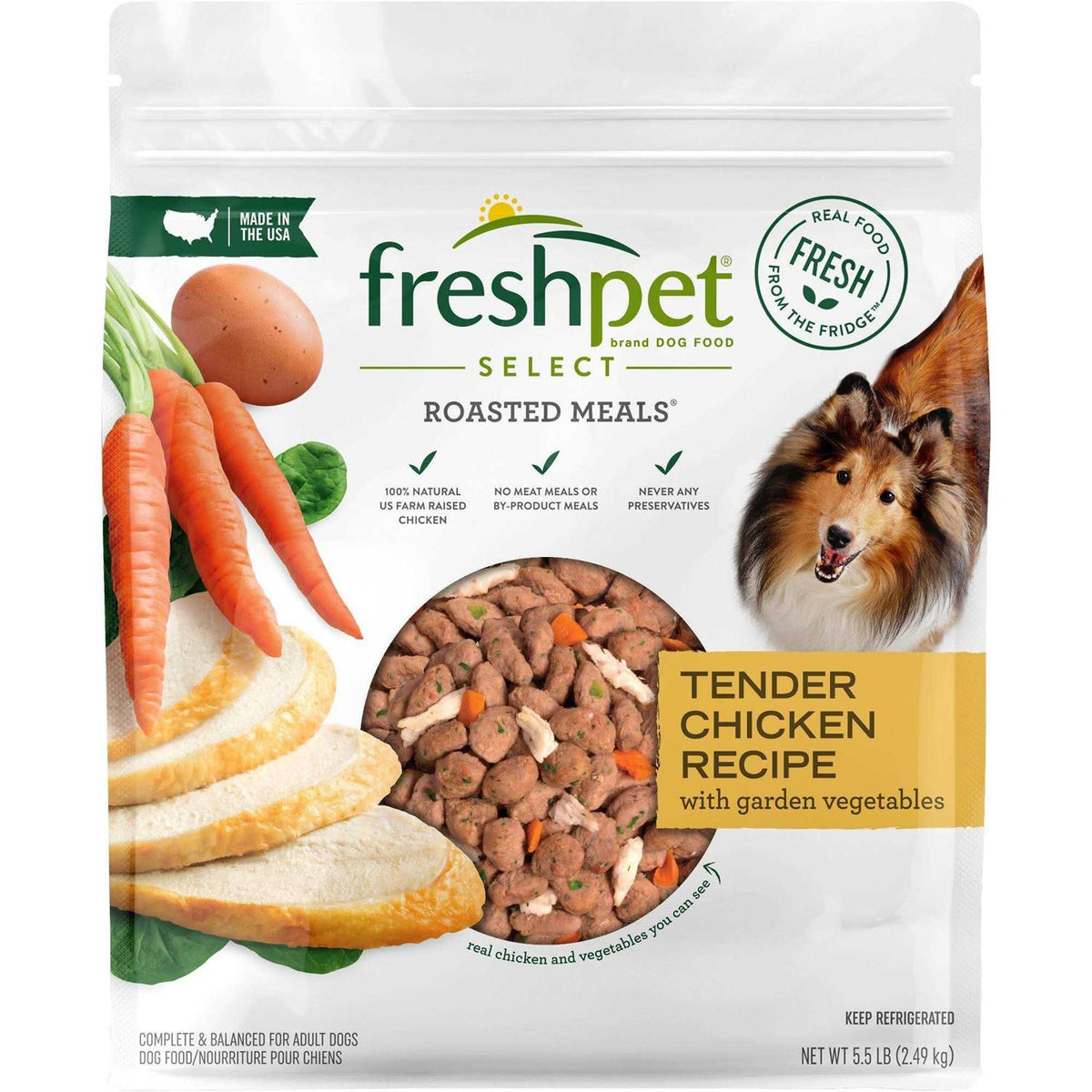 Freshpet Select Dog Food Tender Chicken Recipe I461