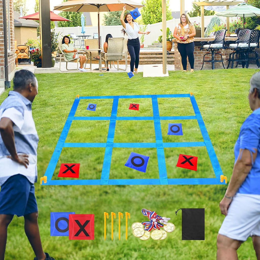 Outdoor Giant Tic Tac Toe Bean Bag Toss Game U819855