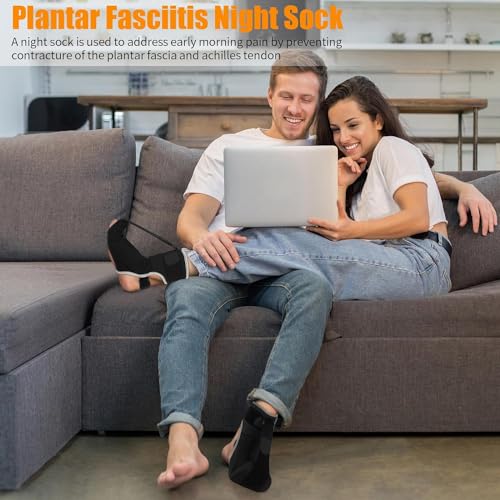 Plantar Fasciitis Night Splint Sock Black (Small) C489