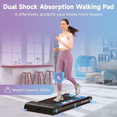 Under Desk Portable Walking Treadmill with Remote Control M63819