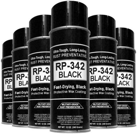Black Rust Preventive Spray Pack of 2 O8452