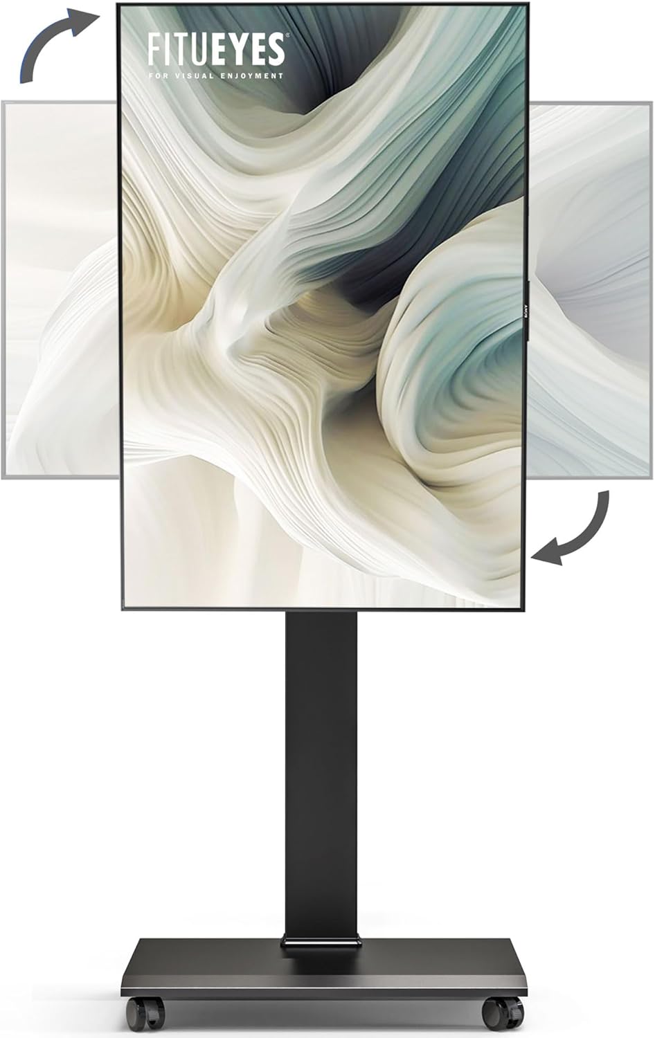 Table Top TV Stand for 50-85 inch TVs and Rolling TV Stand for 32-75 Inch TVs W673
