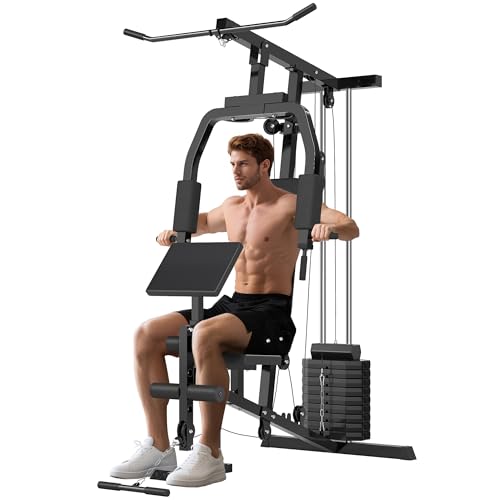 99Lbs Weight Stack Home Gym System A734