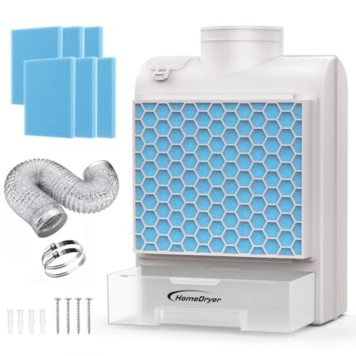 3-in-1 Indoor Dryer Vent Kit with Stainless Steel Screen Filter and 6 Extra Polyester Filters Z208455