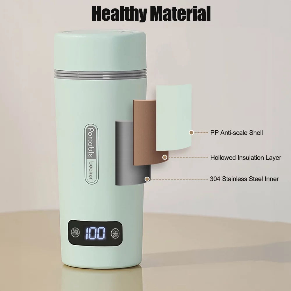 Stainless Steel Portable Electric Kettle, 350ml M884175