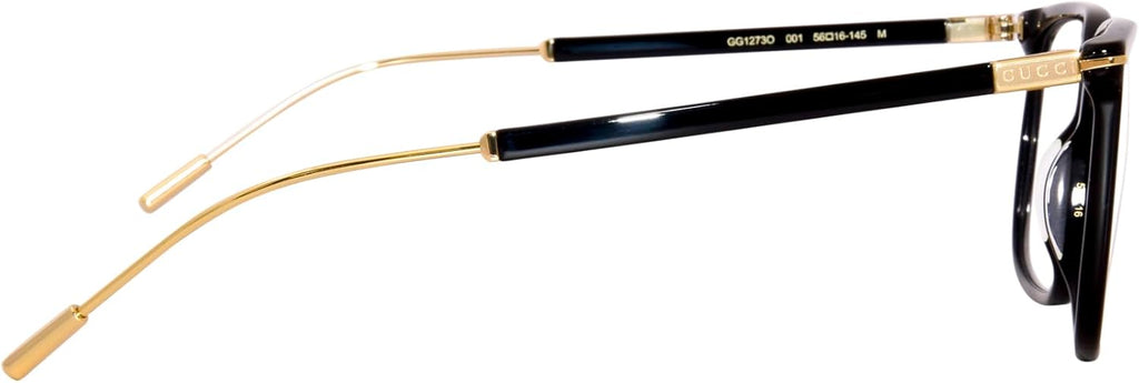 Black Rectangle Men's Eyeglasses U86526