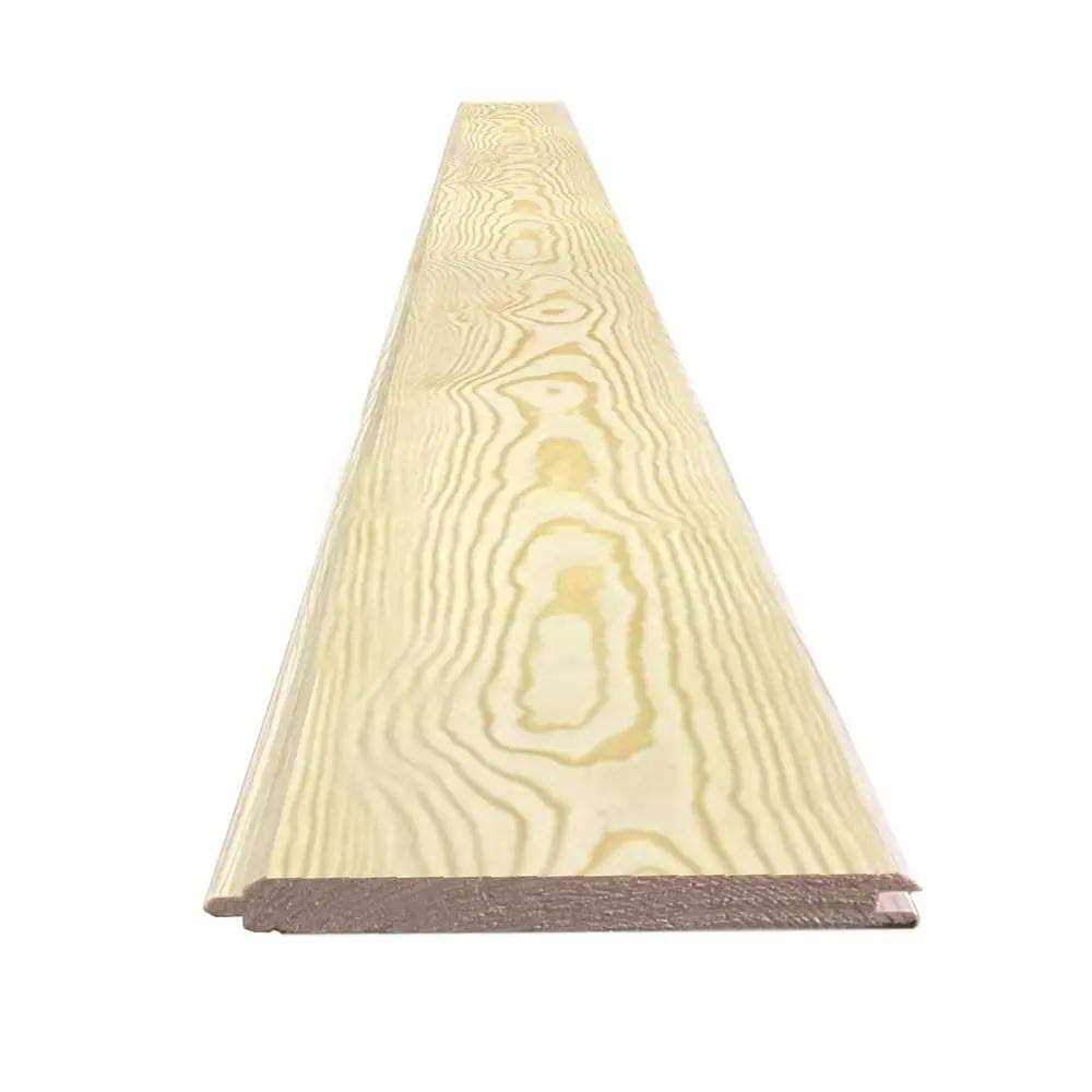 3/4 in. x 8 in. x 7 ft. Wire Brushed Knotty Pine Tongue and Groove Siding Board T416367