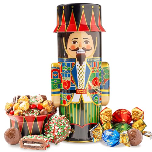 Christmas Gift Baskets with Chocolate, Cookies, Gourmet Snacks, Candy Brittle G466