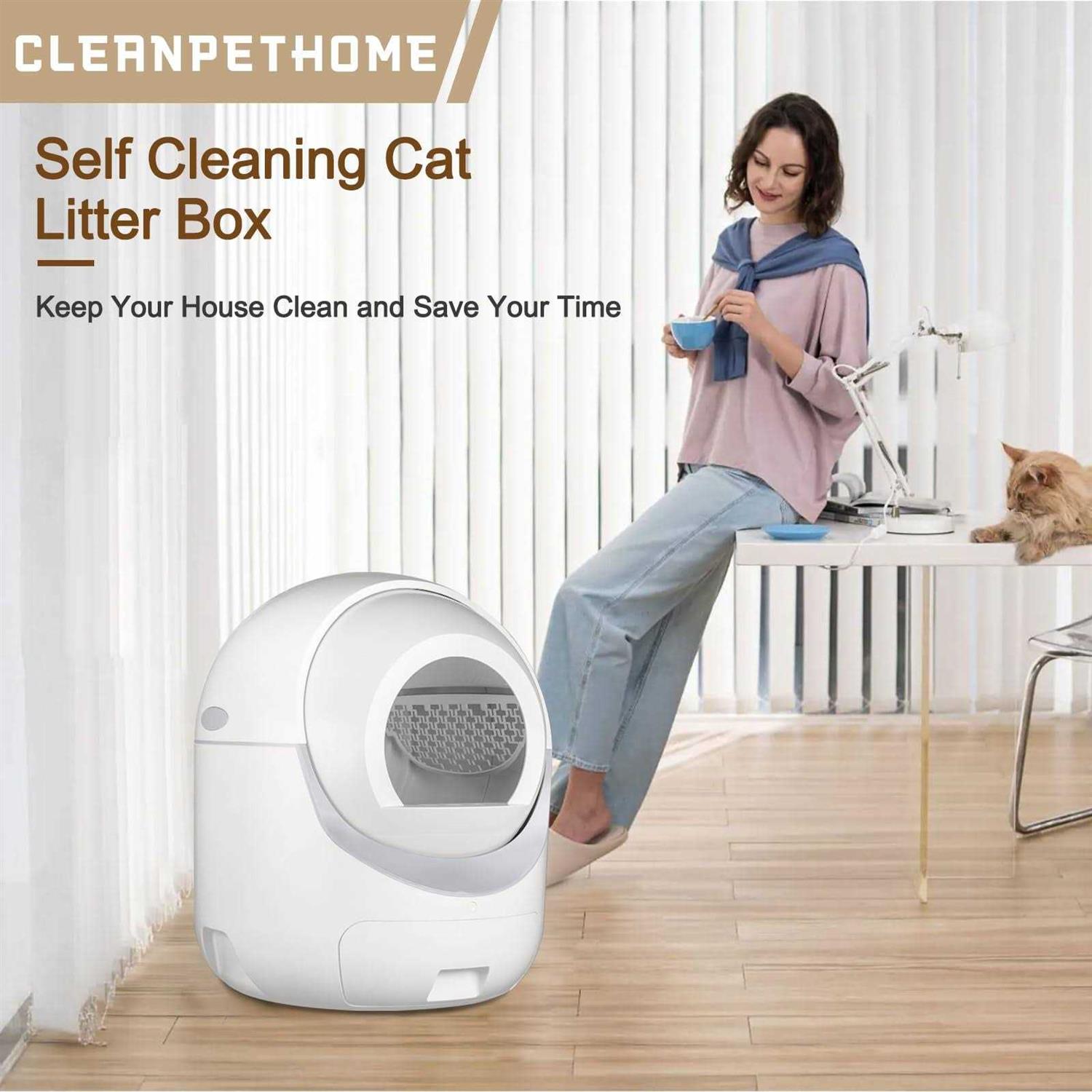Self Cleaning Cat Litter Box F474
