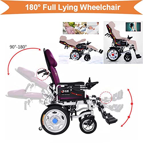 Grey Electric Wheelchair with Flip-Back Armrest & Swing-Away Leg Rests I52644