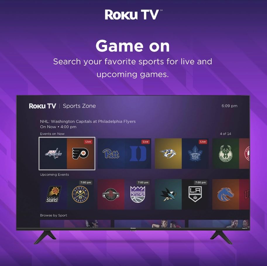 50 Inch 4K Ultra HD LED Smart Roku TV (Refurbished) O2331
