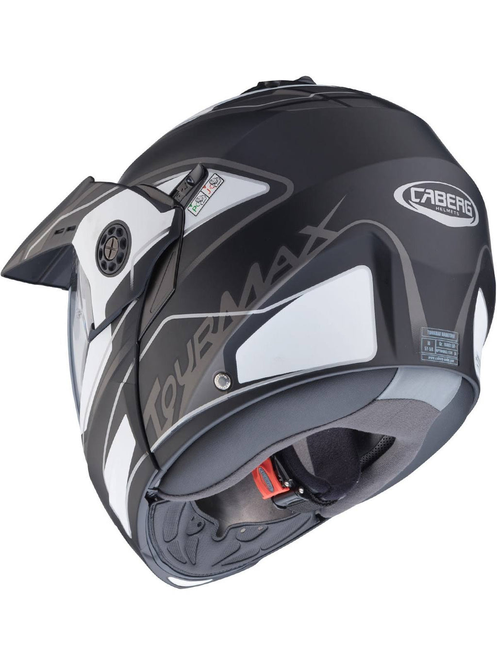 Black Tourmax Motorcycle Helmet F780860