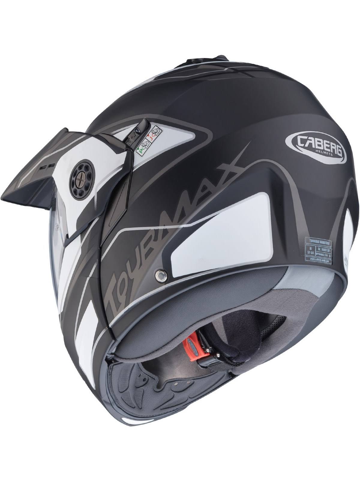 Black Tourmax Motorcycle Helmet F780860