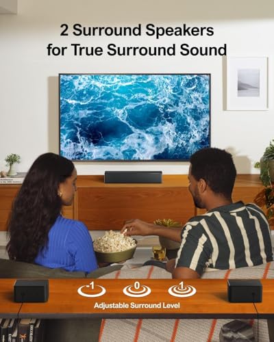 5.1CH Surround Sound Bar with Subwoofer, Dolby Atmos, 300W Q38503