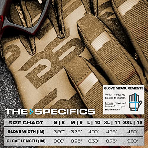 Black Small Tactical Shooting Gloves U4486