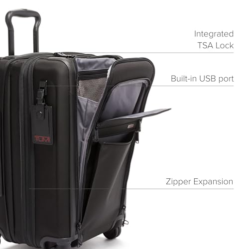 Black Expandable 4 Wheeled Carry-On Suitcase Q785799