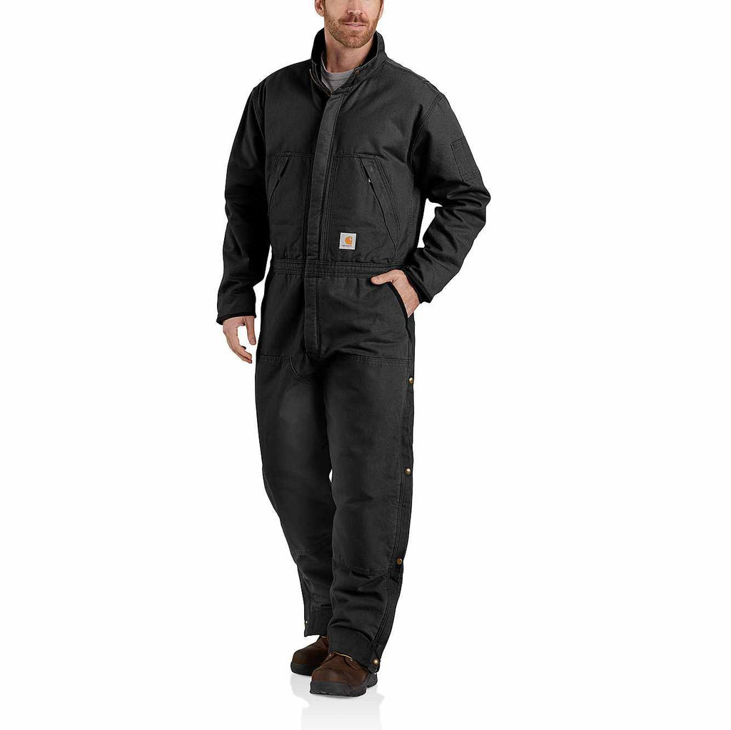 Black 3XL Insulated Coverall V256859