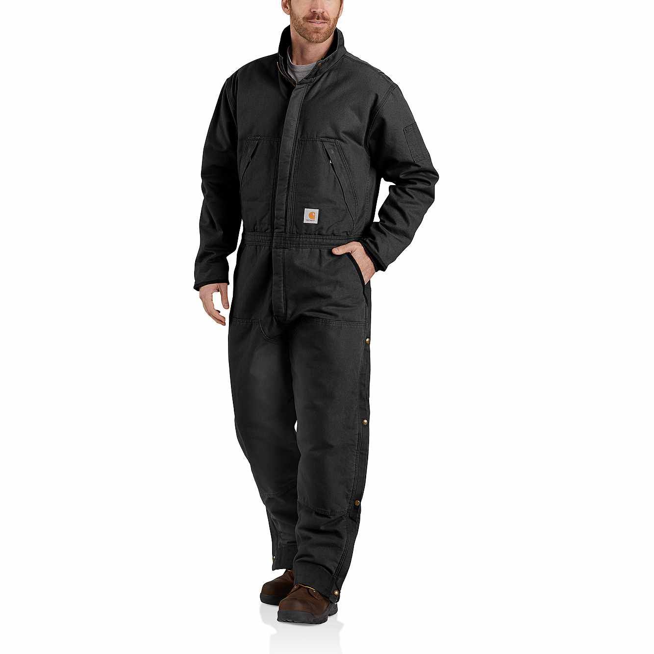 Black 3XL Insulated Coverall V256859