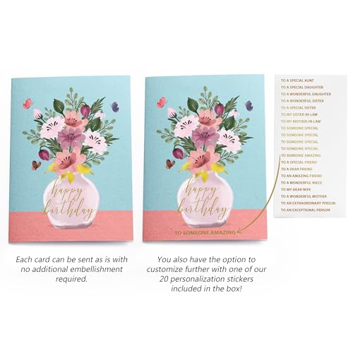 30 Unique Christmas Cards with Envelopes 4x6 and Gold Sealing Stickers Boxed Greeting Cards Set U523867