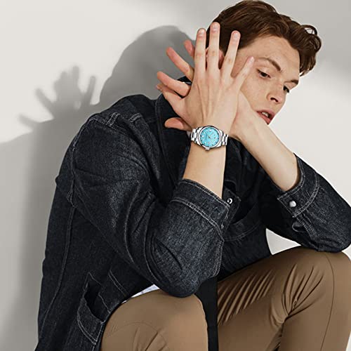 Waterproof Stainless Steel Analog Chronograph Watch E6557