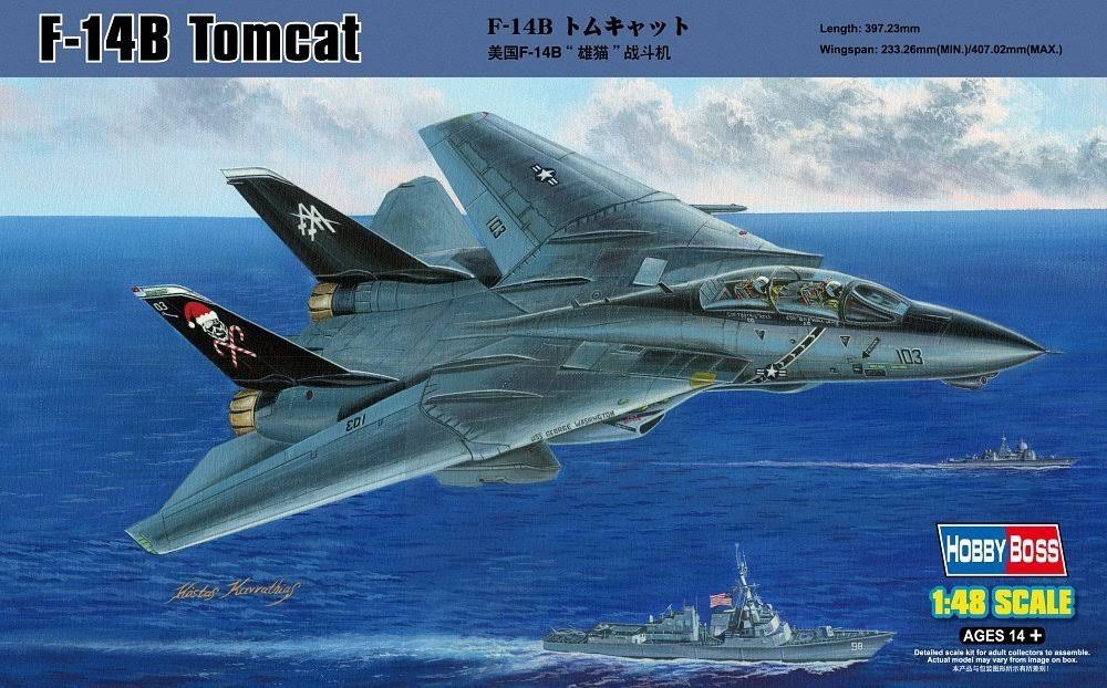 1/48 F-14B Tomcat Aircraft Model Kit Z720