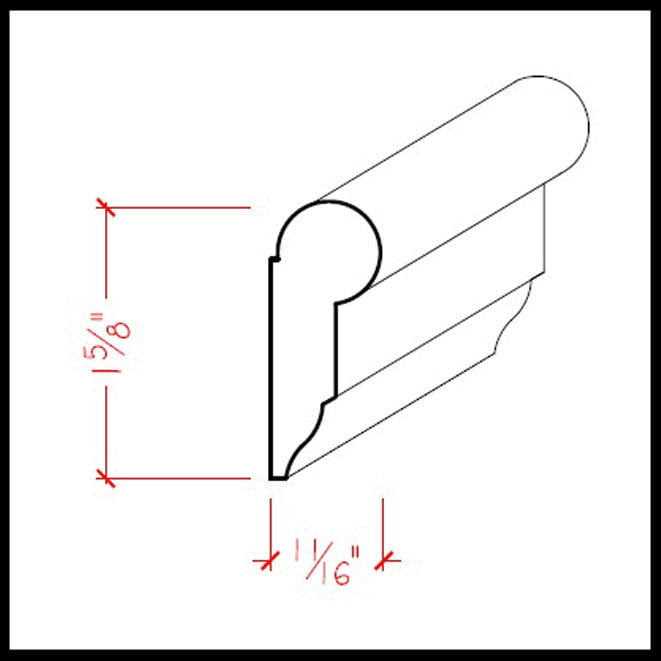 Picture Rail Moulding W2330