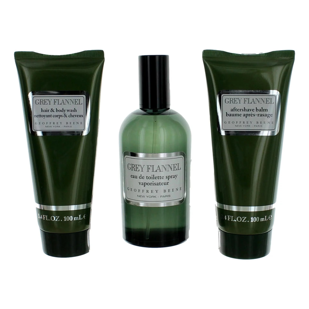 3 Pc Gift Set EDT Spray, After Shave Lotion, Hair and Body Wash L979021