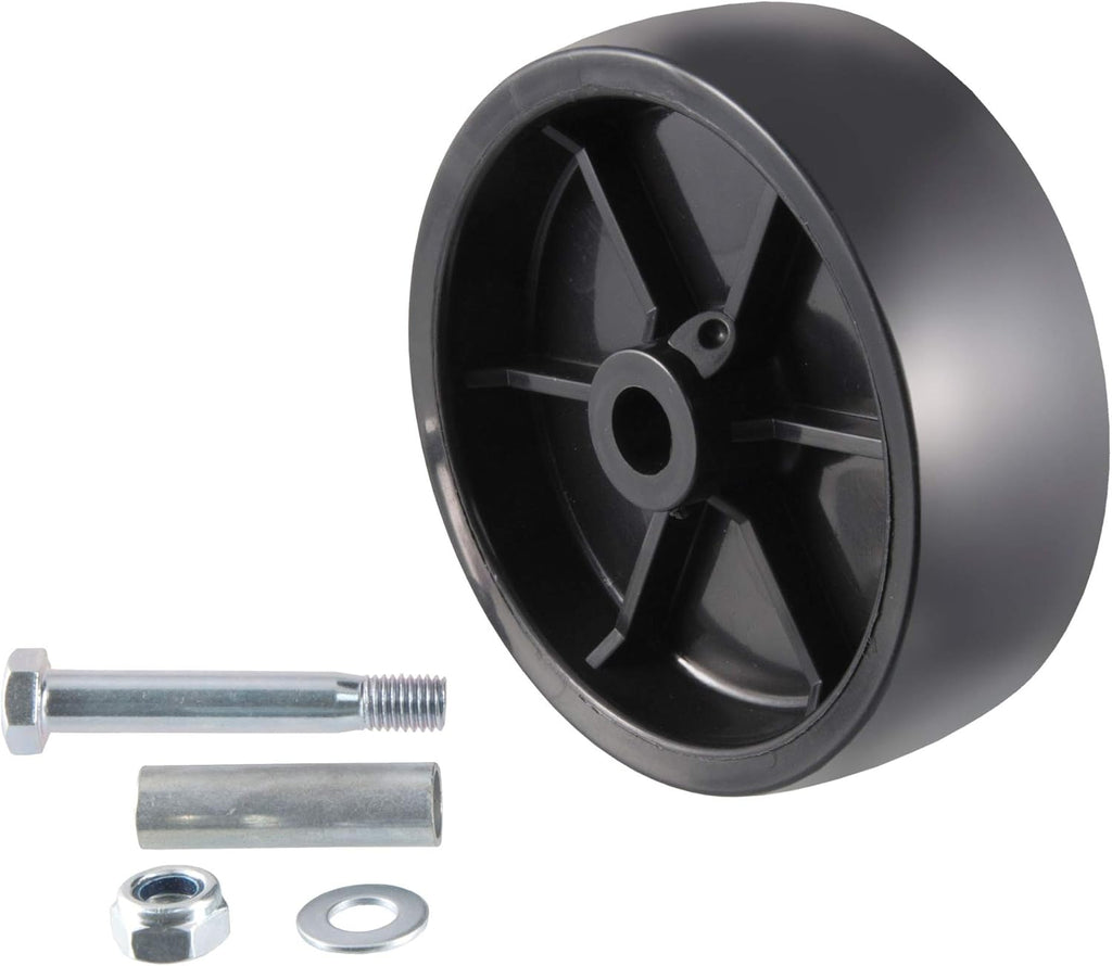 6-Inch Black Plastic Boat Trailer Jack Wheel S258246