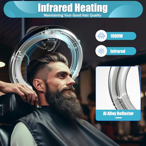 White 1250W Infrared Hair Dryer K5333