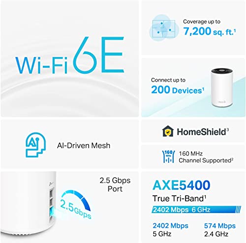 Tri-Band WiFi 6E Mesh System 3-Pack N194645