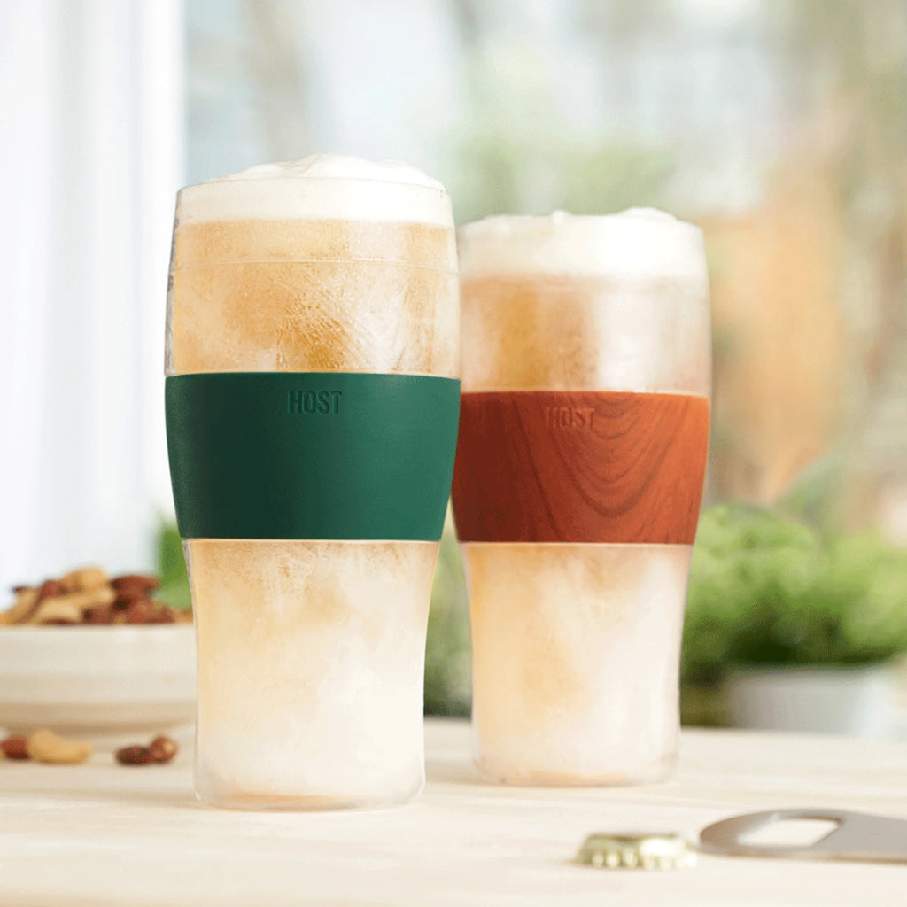 Green Double Walled Insulated Plastic Pint Glasses E243652
