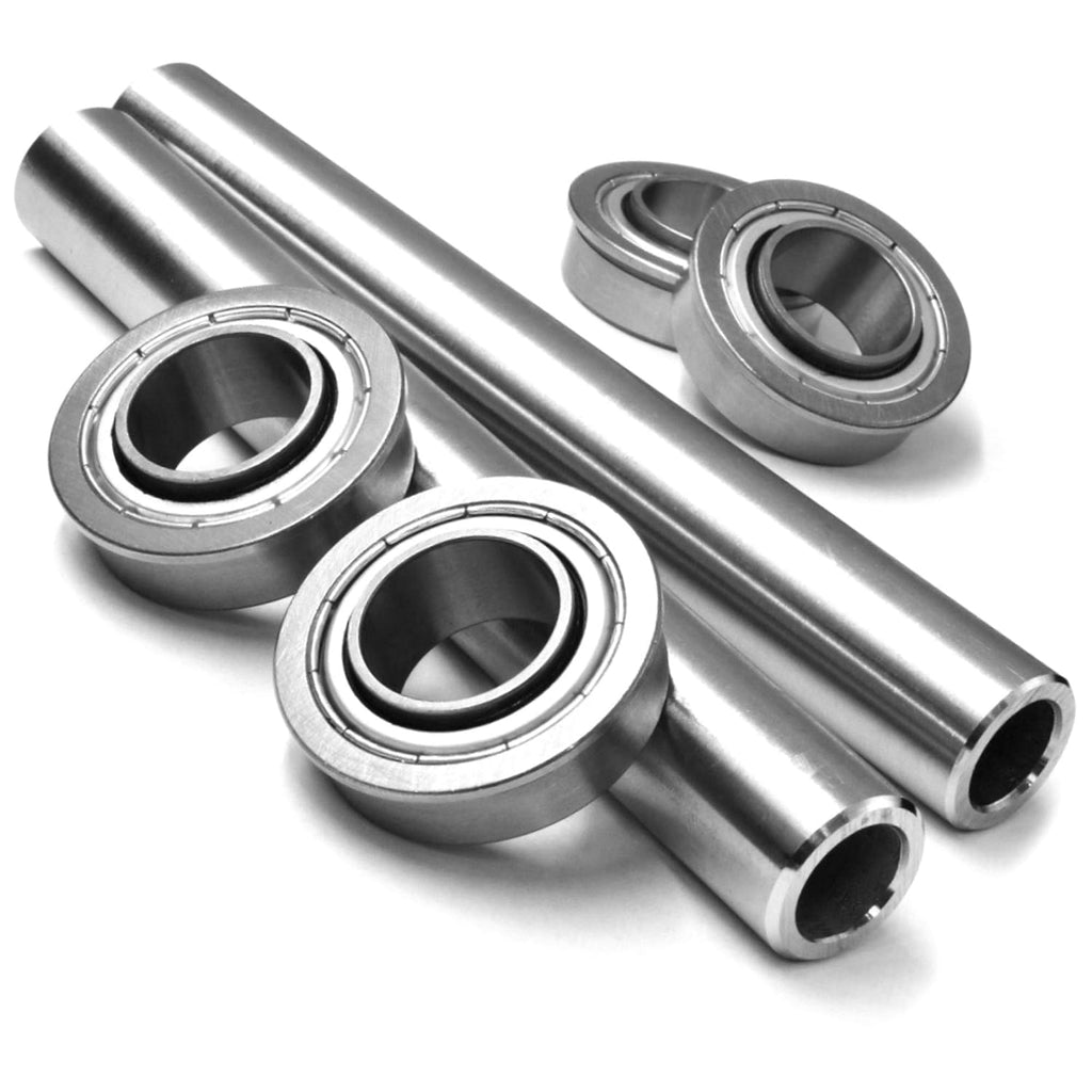2 Kits Stainless Steel Front Wheel Axle & Bearing Conversion D639201