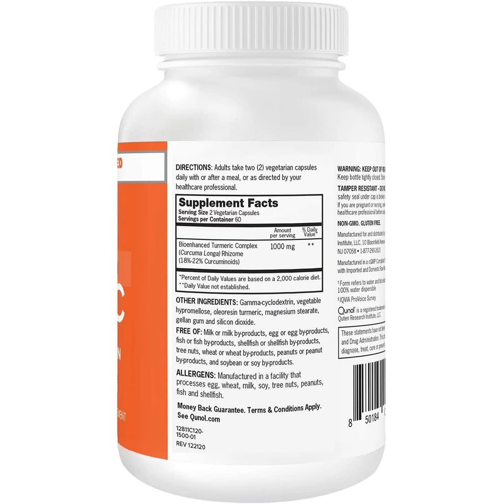 Turmeric Veggie Caps, 120 ct. Q726181
