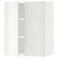 White Wall Cabinet with 2 Doors O7002