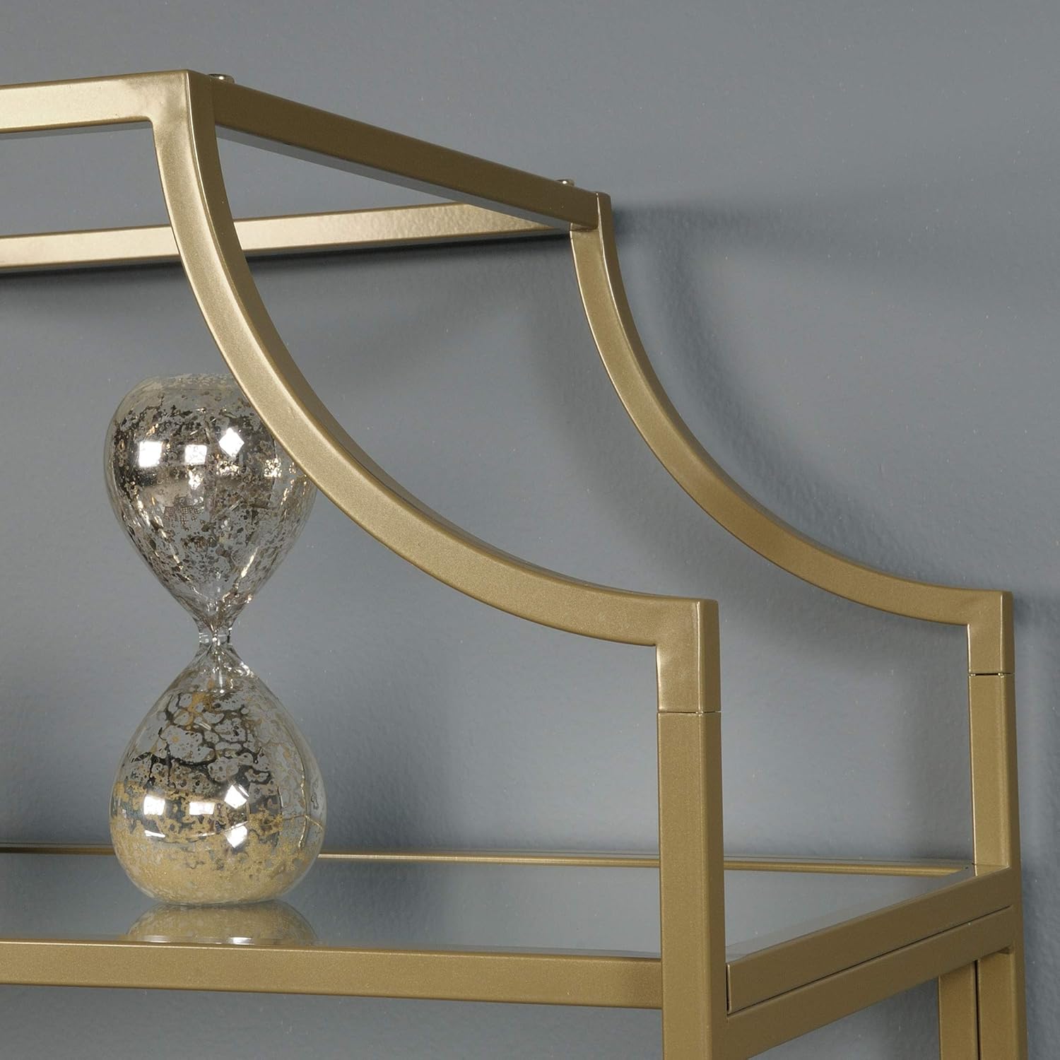 Satin Gold Bookcase K753918