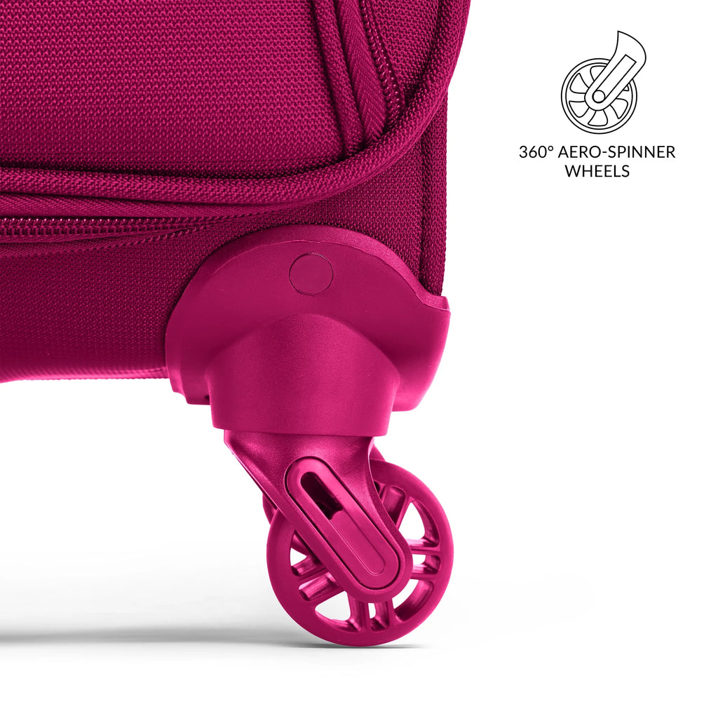 Fuchsia 20" Carry-on Luggage I11385