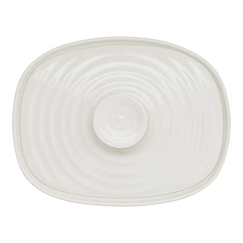White Porcelain Covered Butter Dish T826812