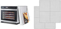 6 Stainless Steel Trays Food Dehydrator with Digital Timer and Temperature Control C201262