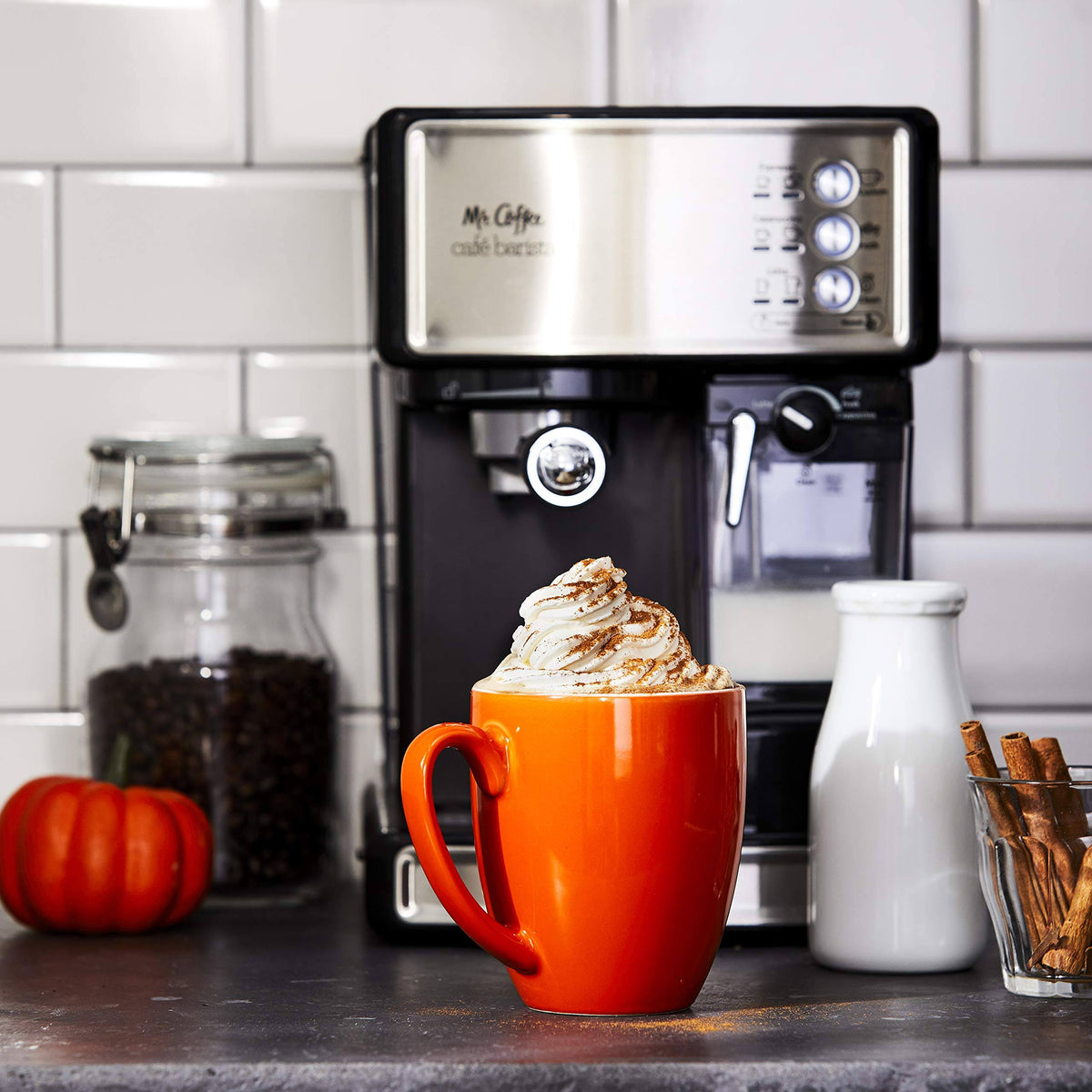 Silver Espresso and Cappuccino Maker W147628