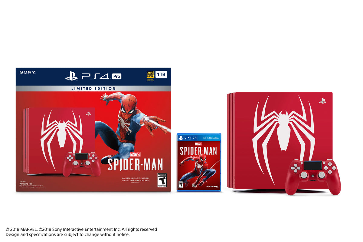 Red 1TB PS4 Pro Bundle P306120