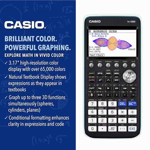 Color Graphing Calculator with 3D Graph & Python F872175