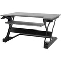 Black Sit-Stand Desktop Workstation E785