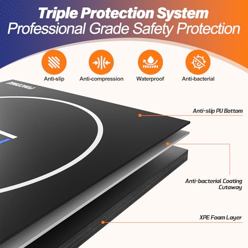 10' x 10' Black Wrestling Mat E709